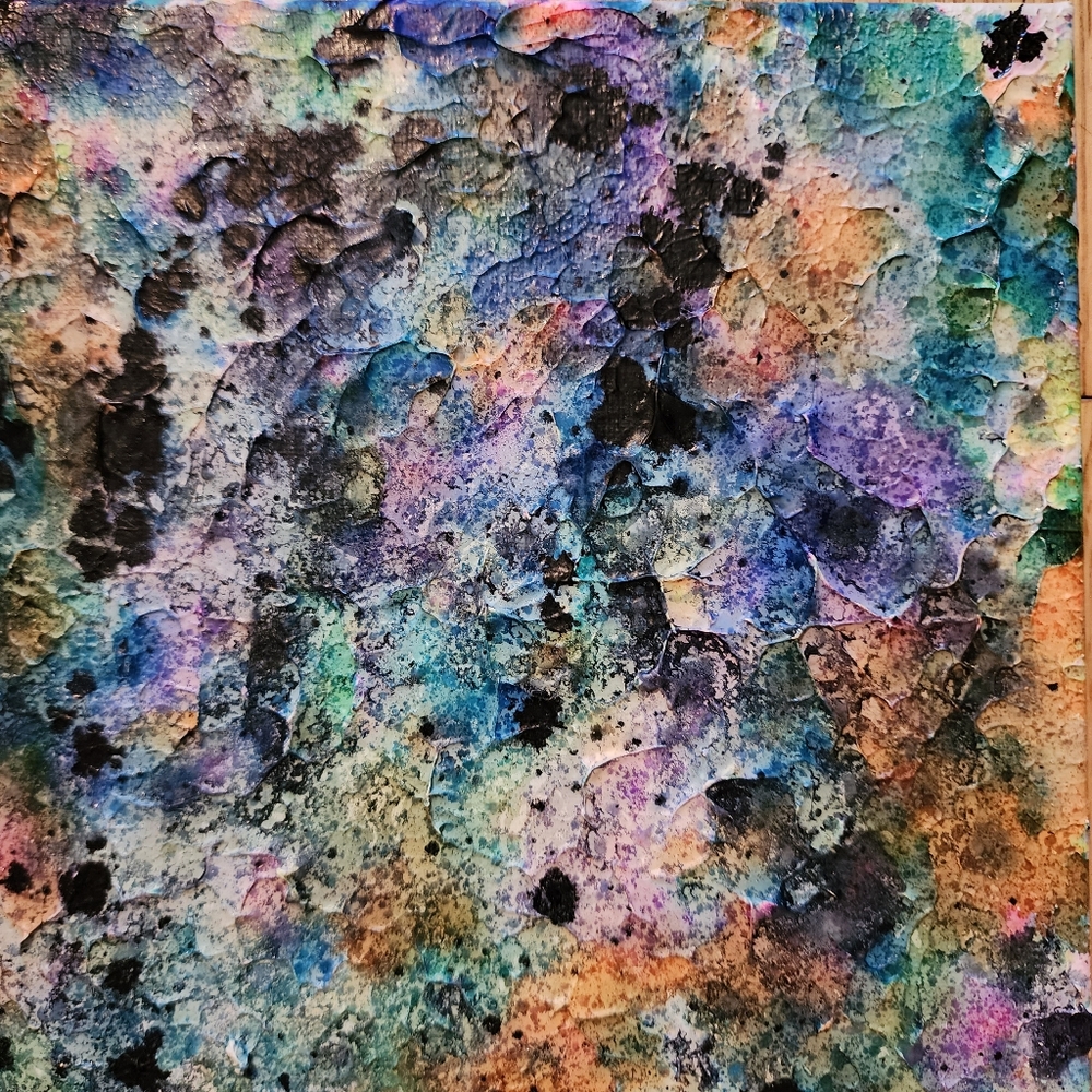 HANDCRAFTED Abstract Painting HANDPAINTED Artwork HANDMADE Wall Art Decor 11x14 - Picture 6 of 16